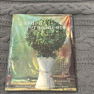 Garden Ornaments Book by Martha Baker Topiary Patios Porch Decor Vintage